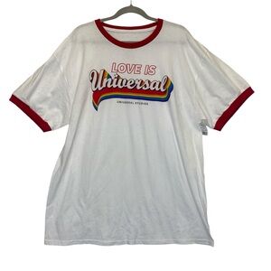 Vintage Universal Studios “Love is Universal” Graphic T-Shirt NWT